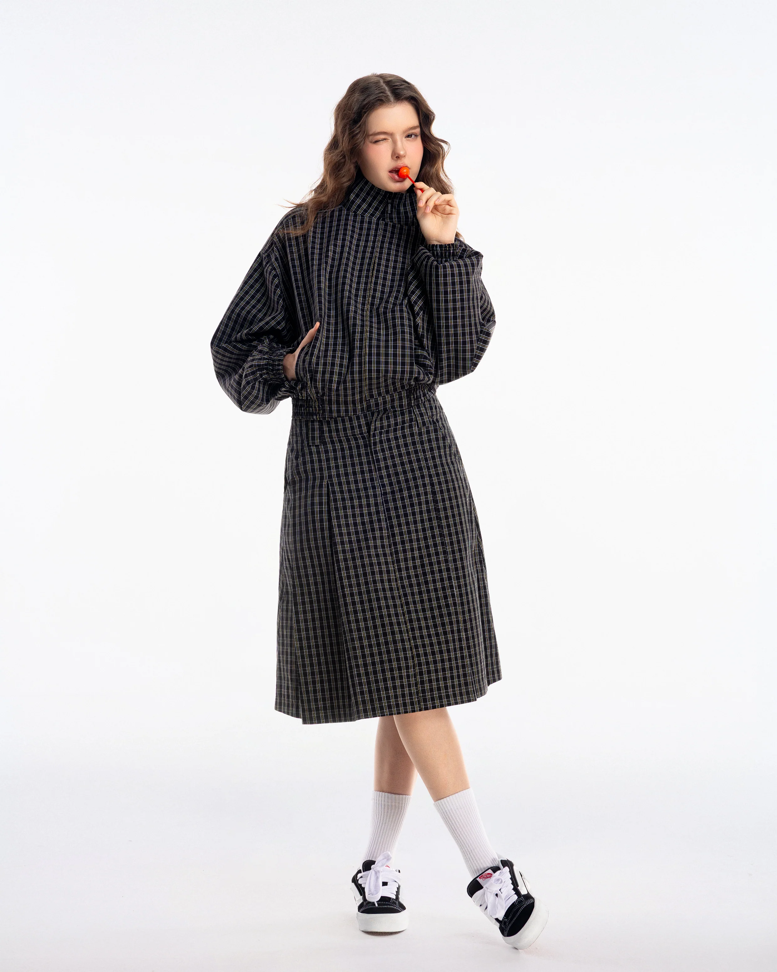 Gingham Midi Skirt - Image 14