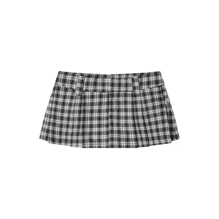Gingham Mini Skirt - Image 10