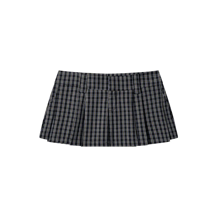 Gingham Mini Skirt - Image 19