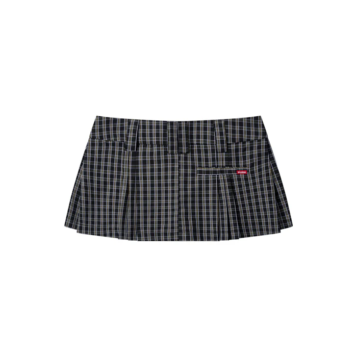 Gingham Mini Skirt - Image 20