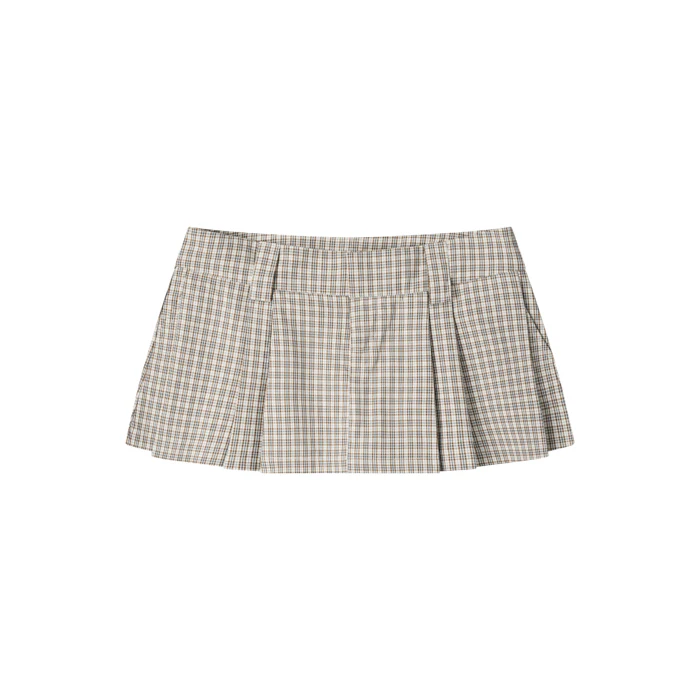 Gingham Mini Skirt - Image 6