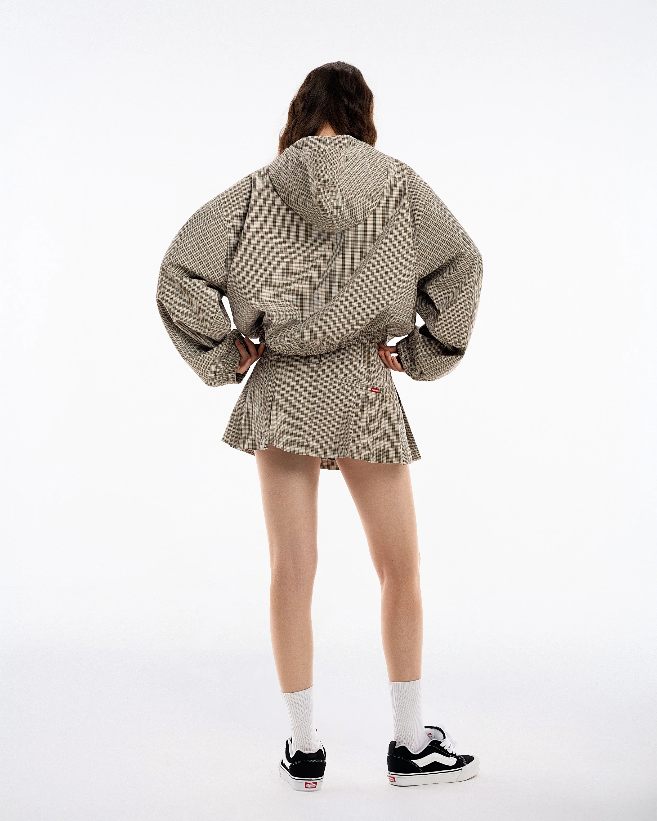 Gingham Mini Skirt - Image 9