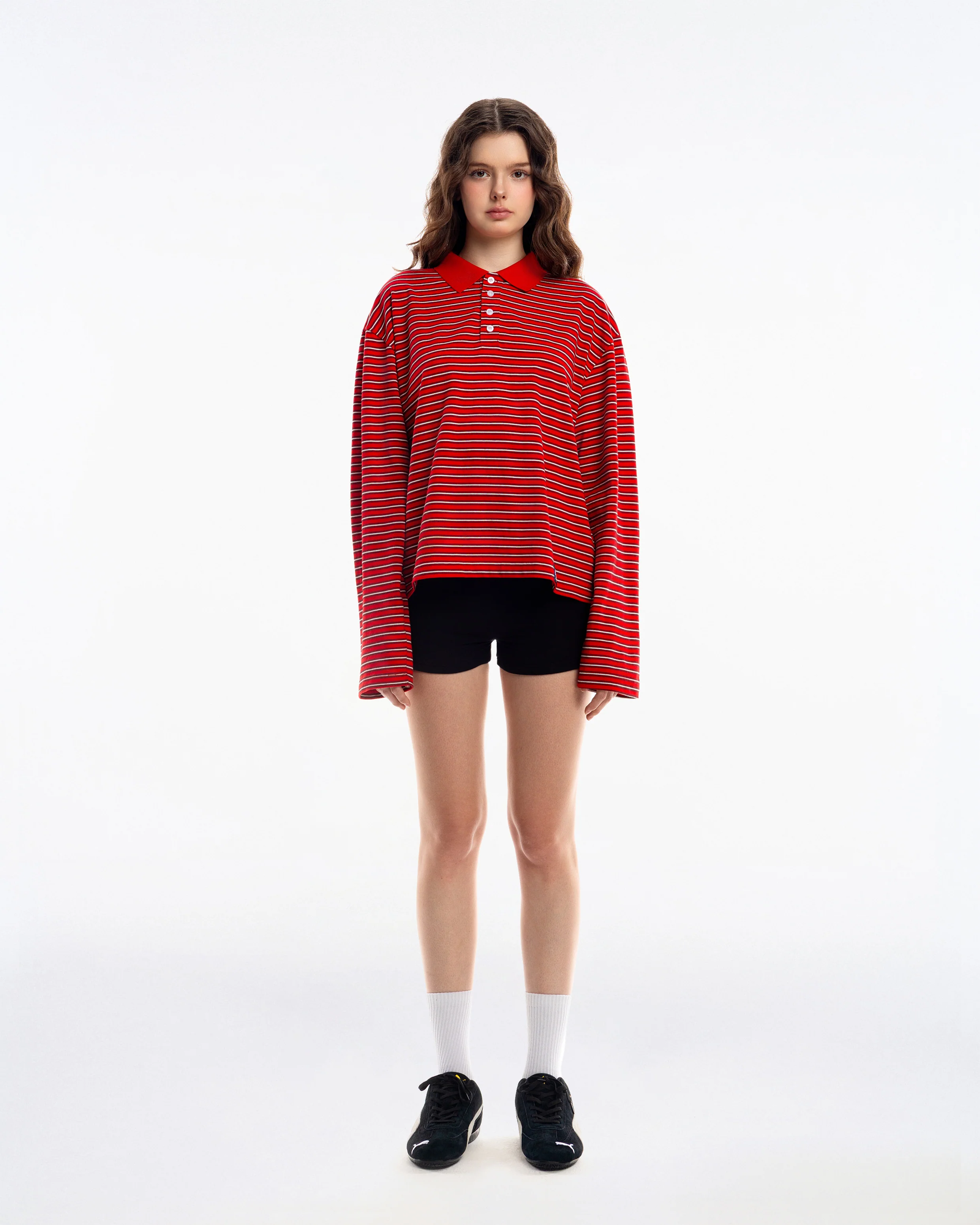 OLLY Striped Polo Tee - Image 3