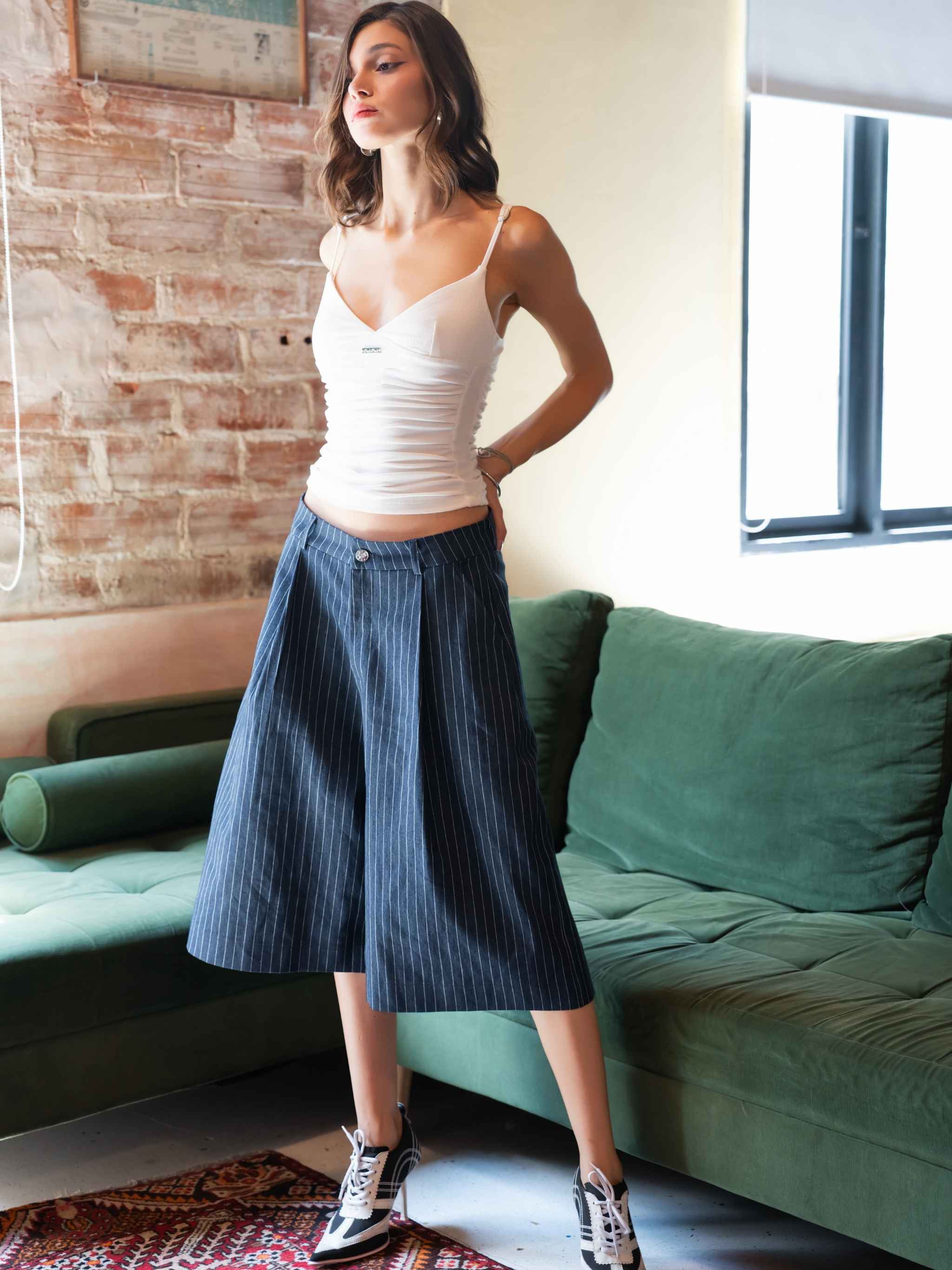 PP PINSTRIPE JORT - Image 5