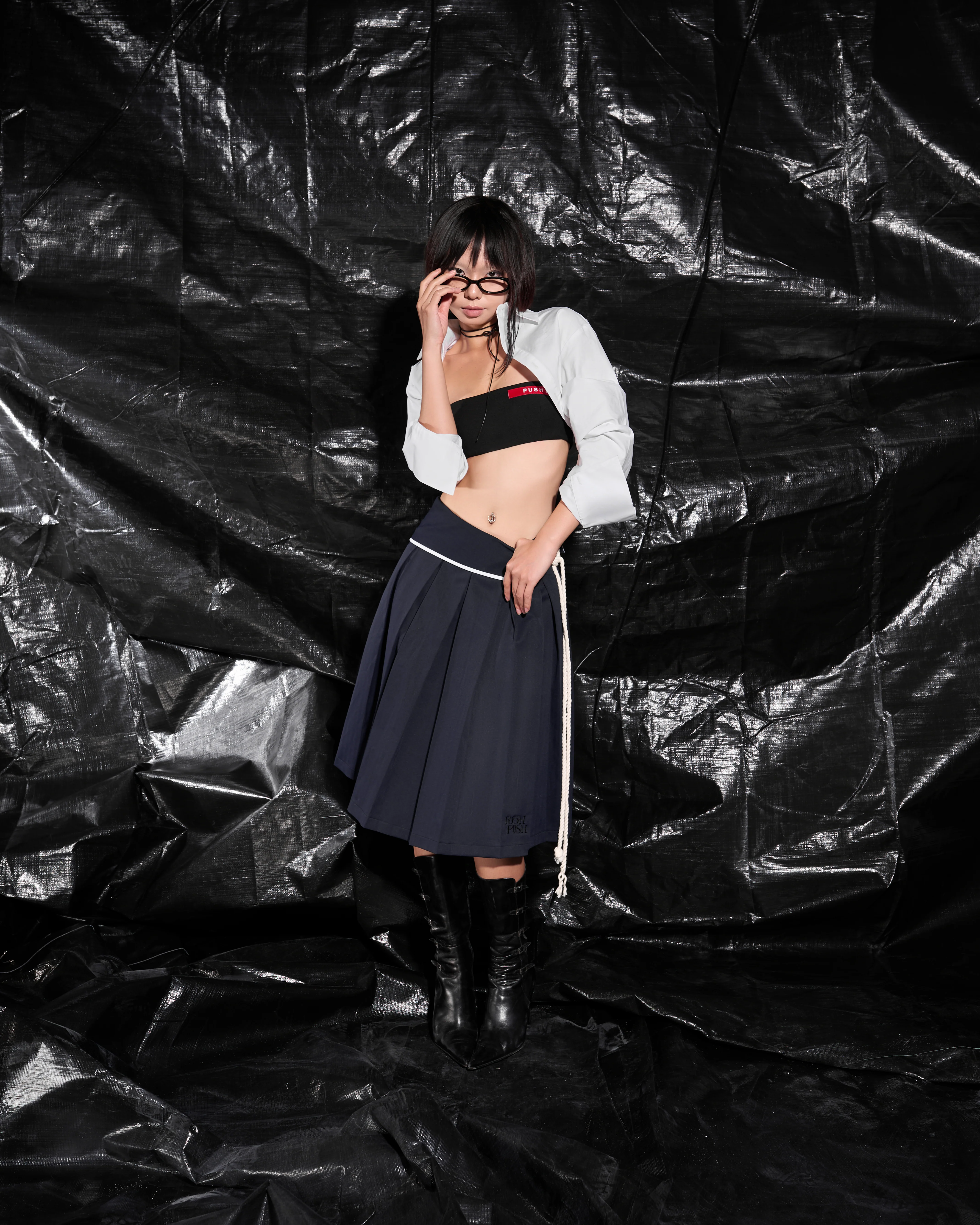 PUFFBALL CROP SHIRT - Image 4